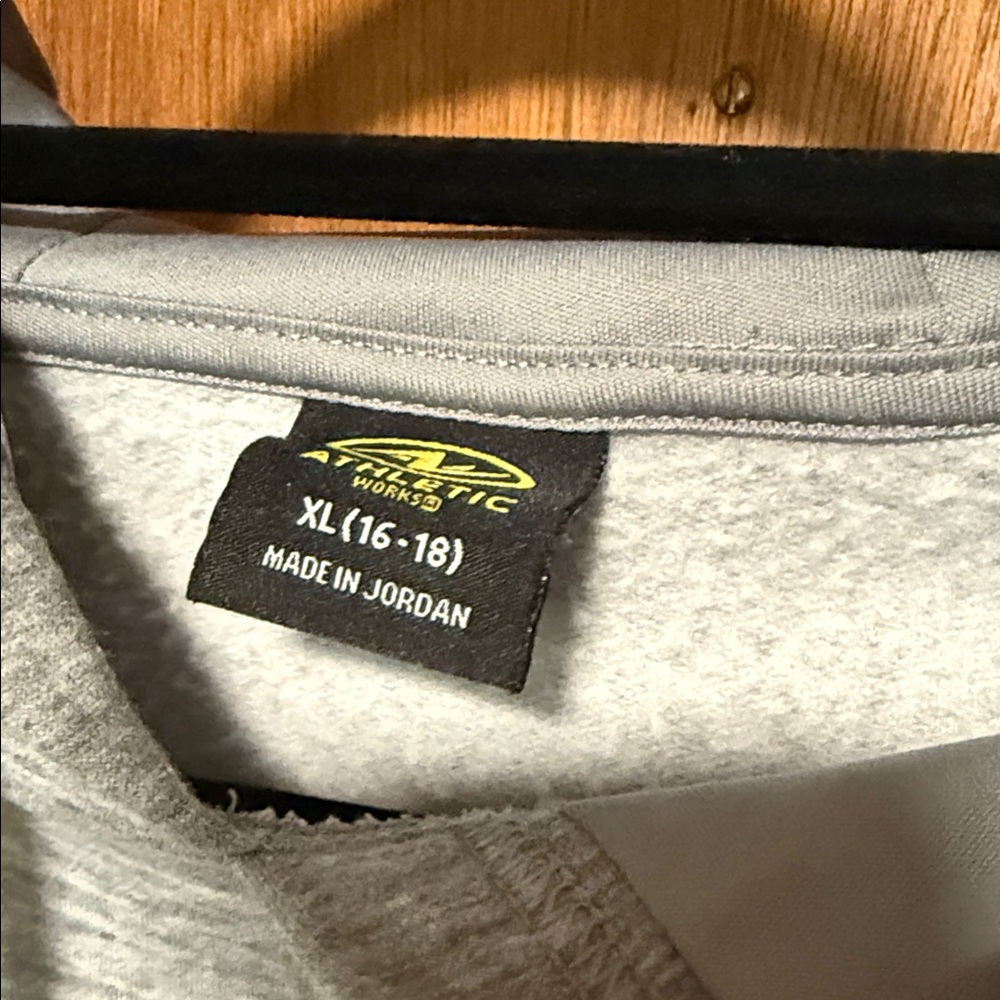Athletic Works Heather Gray Hoodie - Picture 2 of 7